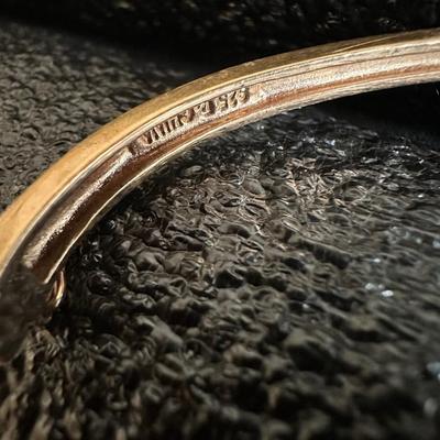 .925 STERLING TENNIS BRACELET WITH AQUAMARINE STONE