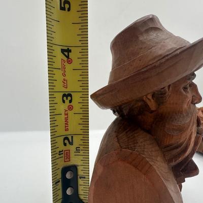 Carved Wooden Figural Sculptures