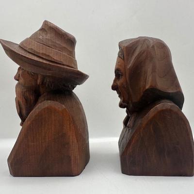 Carved Wooden Figural Sculptures
