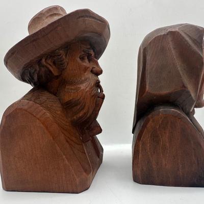 Carved Wooden Figural Sculptures