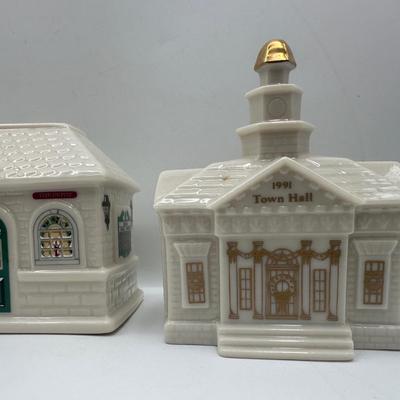 Lenox Holiday Village Buildings – 3 Pieces