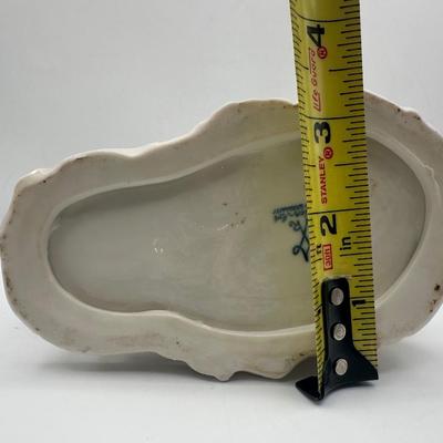 Dresden Porcelain Lace Figurine: Victorian Chess Couple