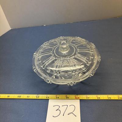 KIG Indonesia Clear Glass Candy Dish With lid