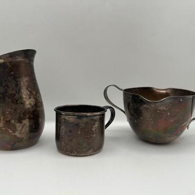 3-Piece Sterling Silver Tableware Group