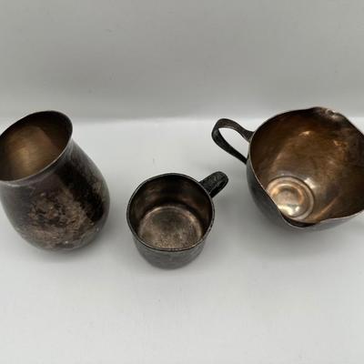 3-Piece Sterling Silver Tableware Group