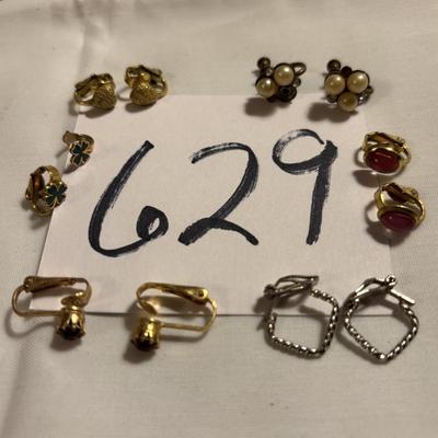 Clip On Earring Lot