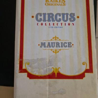 Robert Raikes Circus Collection Maurice the Ringmaster Monkey - 1994 Limited Edition Plush Figurine