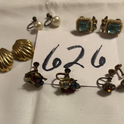 Clip On Earring Lot