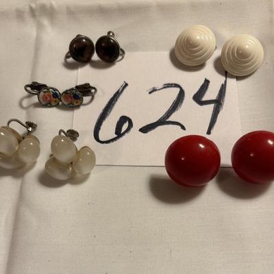 Clip On Earring Lot