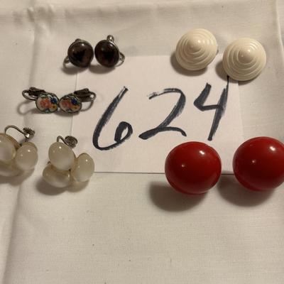 Clip On Earring Lot