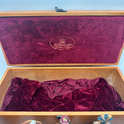 G. Debrekht Holiday Figurines & Ornaments with Wooden Box