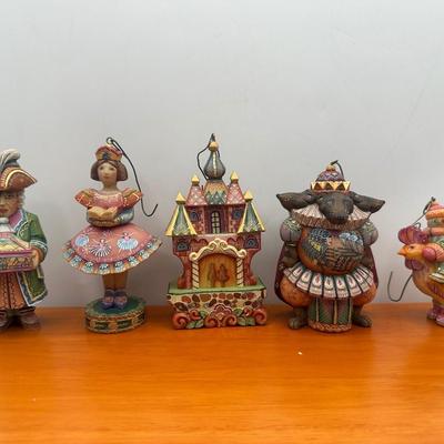 G. Debrekht Holiday Figurines & Ornaments with Wooden Box