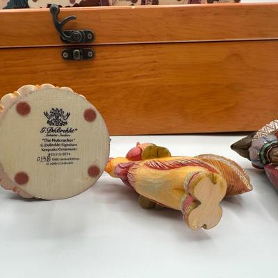 G. Debrekht Holiday Figurines & Ornaments with Wooden Box