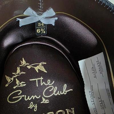 Vintage Stetson Gun Club “Sidney” Hat – F2300 • 601 S Belly • Size 6¾ • XXX Quality • New in Original Hat Box