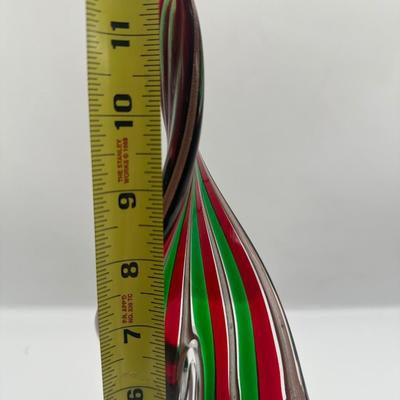 Pair of Murano Art Glass Christmas Trees