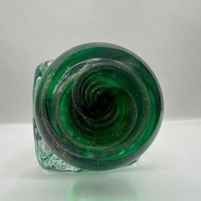 Pair of Murano Art Glass Christmas Trees