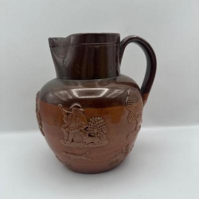 Antique Royal Doulton Lambeth Stoneware Pitcher