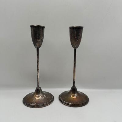 Empire Sterling Weighted Candle Holders