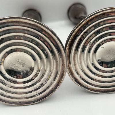 Empire Sterling Weighted Candle Holders