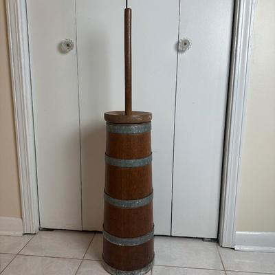 Wooden Butter Churn with Dasher