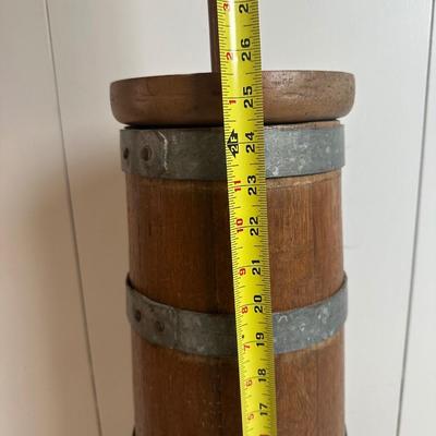Wooden Butter Churn with Dasher