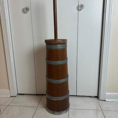 Wooden Butter Churn with Dasher