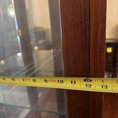 Pulaski Illuminated Glass Curio Cabinet