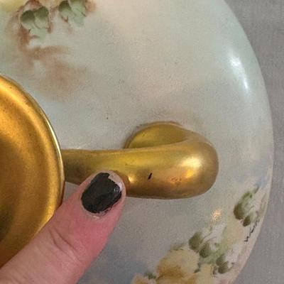 Hand Painted Porcelain Squat Vases (SF-LR)