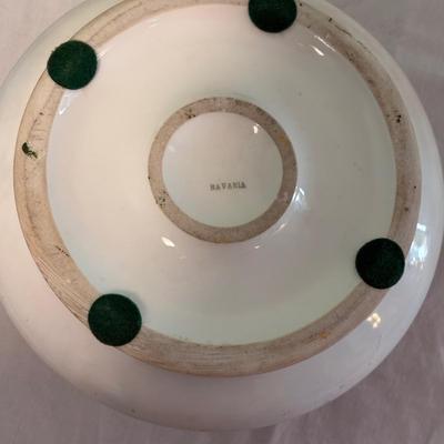 Hand Painted Porcelain Squat Vases (SF-LR)