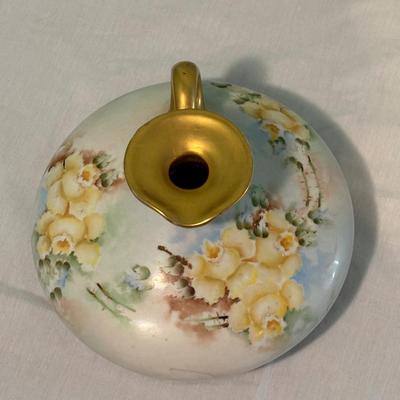 Hand Painted Porcelain Squat Vases (SF-LR)