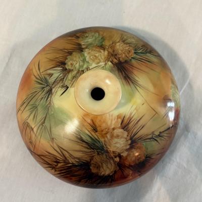 Mini Rockwood Pottery Bud Vase & American Belleek Squat Vase (LR-SF)