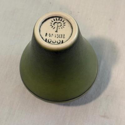 Mini Rockwood Pottery Bud Vase & American Belleek Squat Vase (LR-SF)