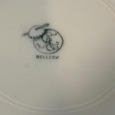 Mini Rockwood Pottery Bud Vase & American Belleek Squat Vase (LR-SF)