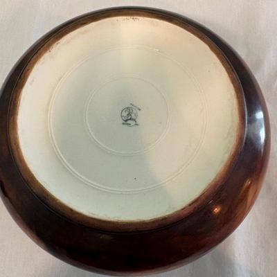 Mini Rockwood Pottery Bud Vase & American Belleek Squat Vase (LR-SF)