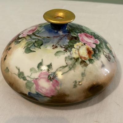 Limoges Porcelain Squat Vases (LR-SF)