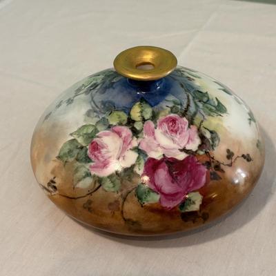 Limoges Porcelain Squat Vases (LR-SF)