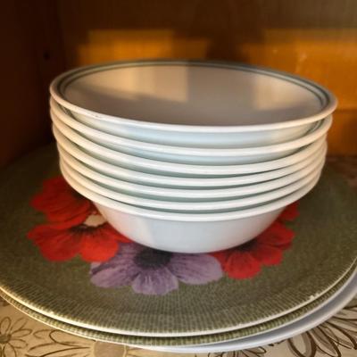 Cupboard full of mugs, glasses, etc