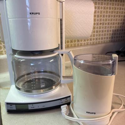 Krups coffee maker & grinder