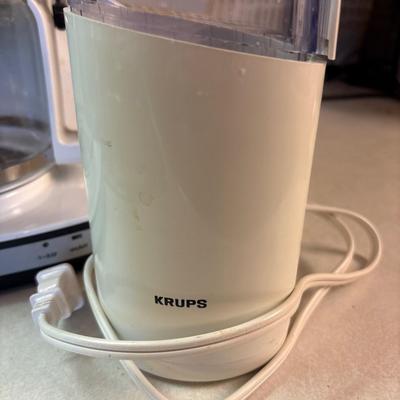 Krups coffee maker & grinder