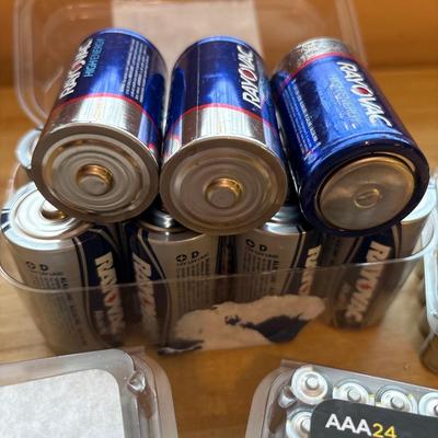 Assorted batteries