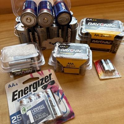 Assorted batteries