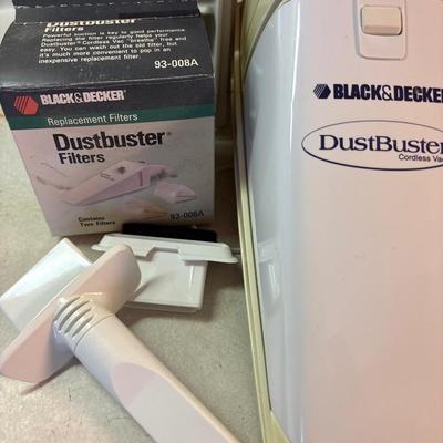 Dust buster with accessories and remote timer