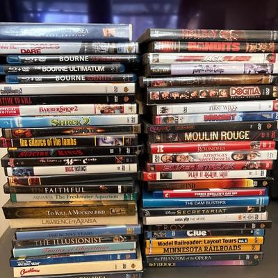 50 assorted DVDs