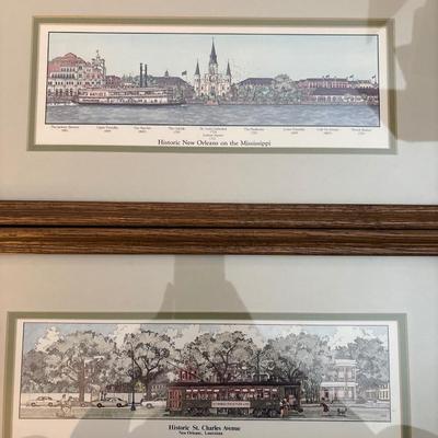 Two New Orleans framed pictures