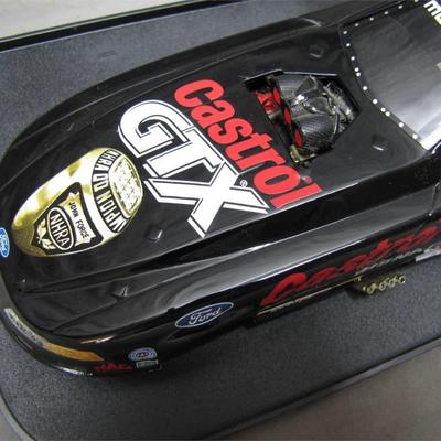 Vintage NHRA John Force Castrol GTX 10-Time Champion 2001 Mustang Funny Car AUTOGRAPHED