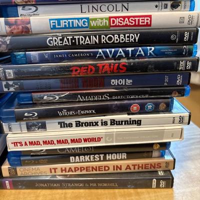 DVDs assorted, qty 50