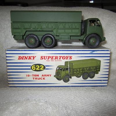 Dinky Toys 622 Army Truck 10 Ton Army Flatbed
