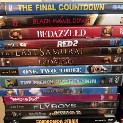 50 assorted DVDs