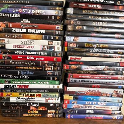 50 assorted DVDs
