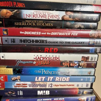50 assorted DVDs